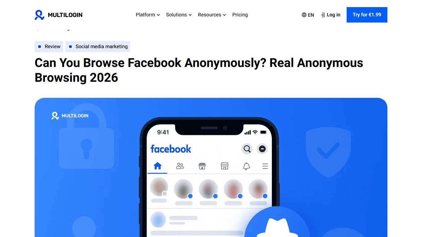 Can You Browse Facebook Anonymously in 2026?