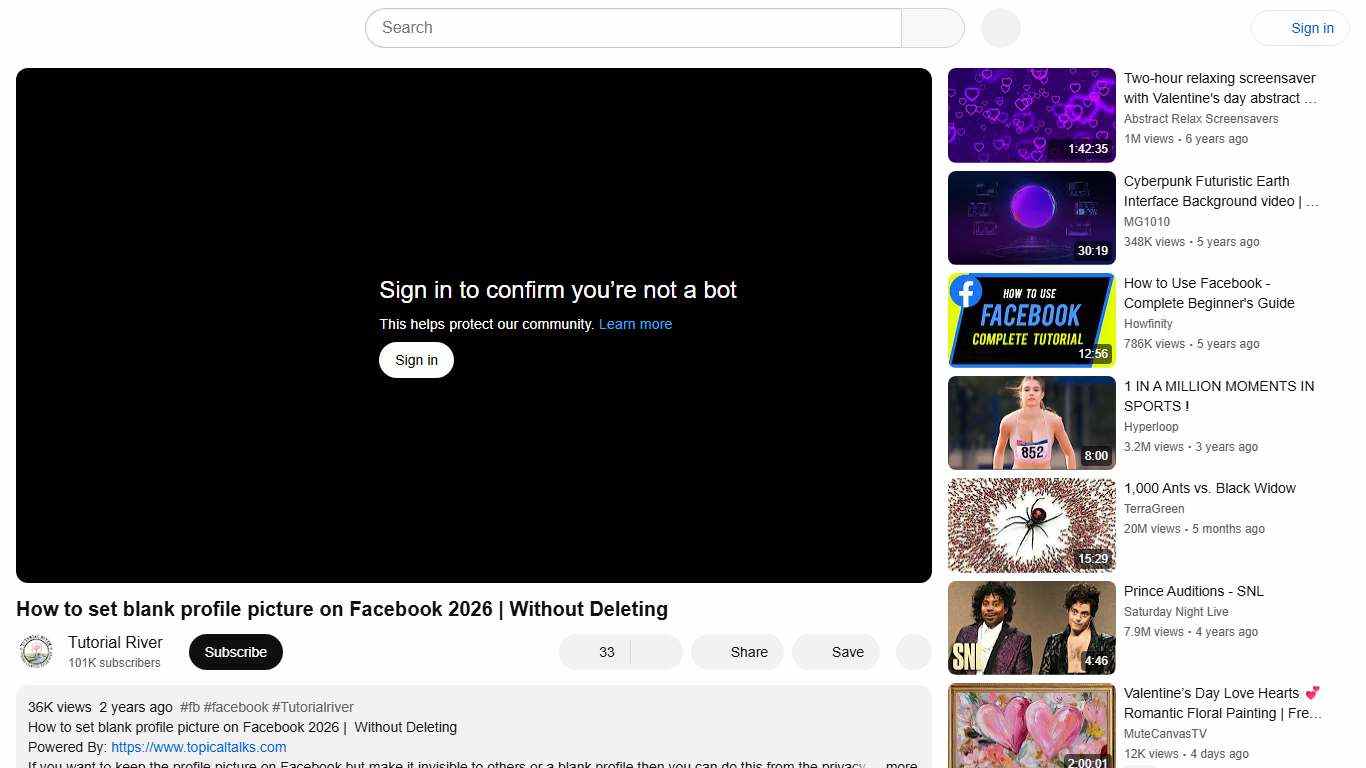 How to set blank profile picture on Facebook 2026 | Without Deleting - YouTube